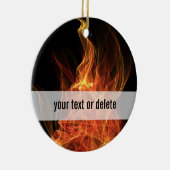 Feuer-Dreieck Keramik Ornament (Rechts)