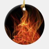 Feuer-Dreieck Keramik Ornament (Hinten)