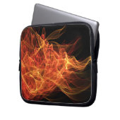 Feuer-Dreieck Laptopschutzhülle (Vorderseite Links)