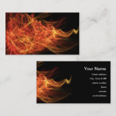 Feuer-Dreieck Visitenkarte (Vorne/Hinten)