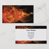 Feuer-Dreieck Visitenkarte (Vorne/Hinten)