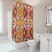 Feuer Duschvorhang (Beispiel)