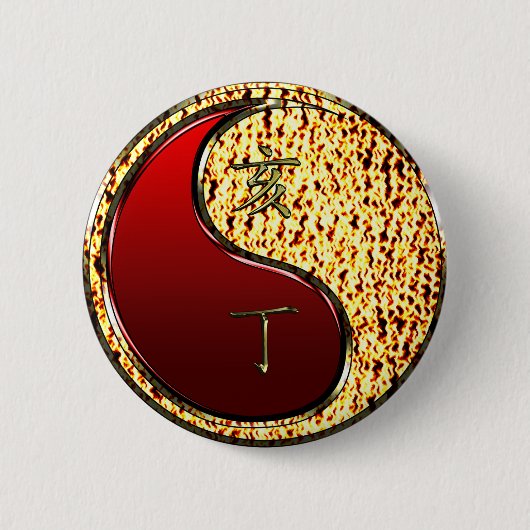 Feuer-Eber Button (Vorderseite)