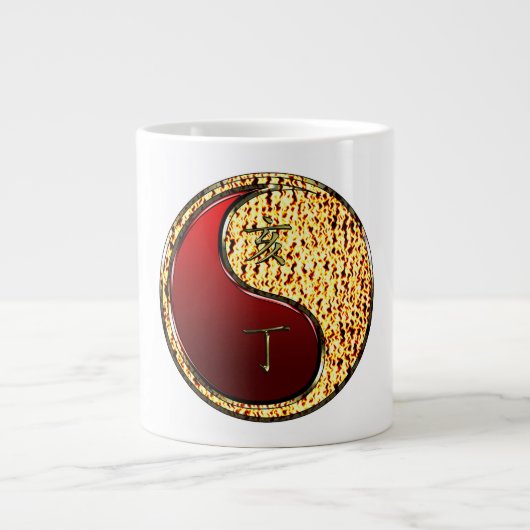 Feuer-Eber Jumbo-Tasse (Vorderseite)