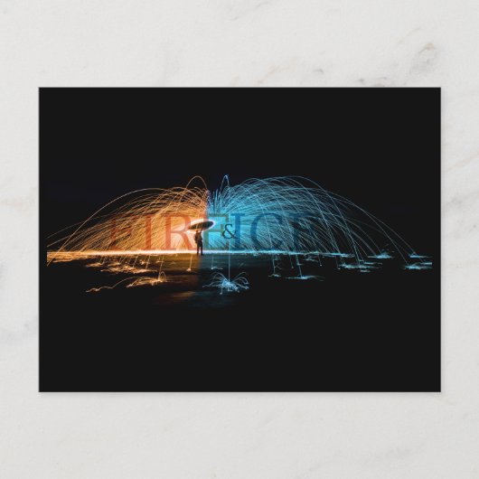 Feuer & Eis Postkarte (Vorderseite)