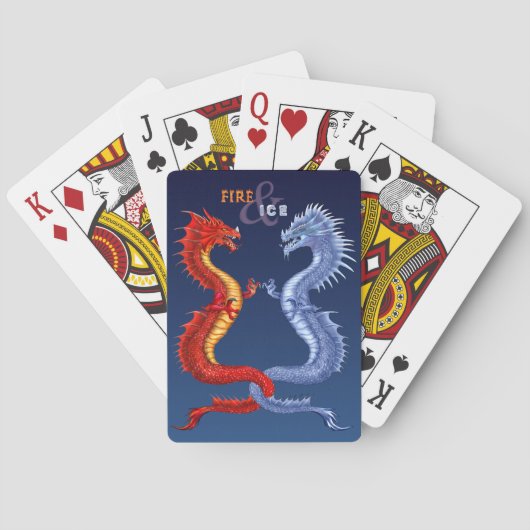 FEUER & EIS SPIELKARTEN (Rückseite)