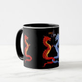 FEUER & EIS TASSE (Vorderseite Links)