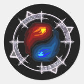 Feuer, Eis und Arkan! Aufkleber (Vorderseite)