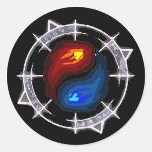 Feuer, Eis und obskures! Aufkleber