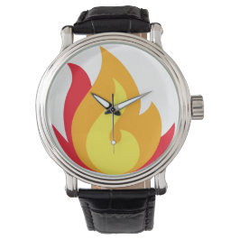 Feuer Emoji Armbanduhr