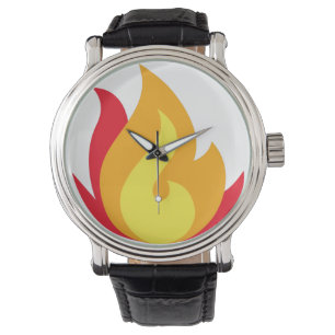Feuer Emoji Armbanduhr
