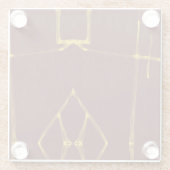 Feuer entzünden glasuntersetzer (Rückseite)