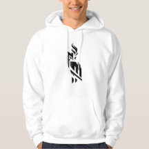 Feuer-Eule-Weißer Kapuzenpullover für Männer