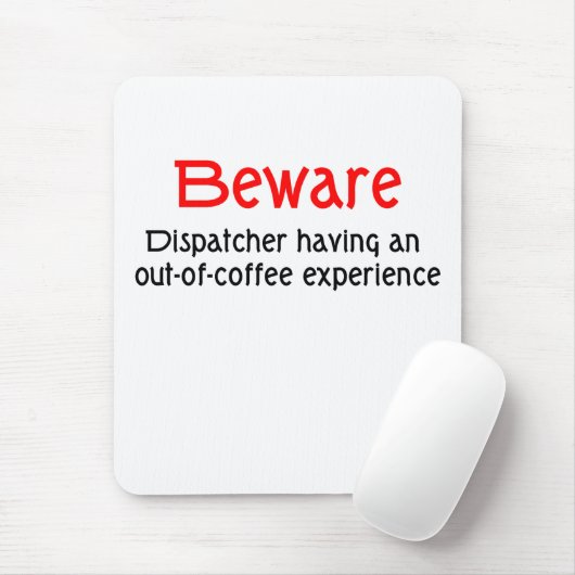 Feuer-Fahrdienstleiter Mousepad (Mit Mouse)