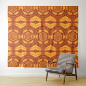 Feuer Feder Traumfänger 4 Wandteppich (Beispiel (Horizontal))