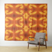 Feuer Feder Traumfänger 7 Wandteppich (Beispiel (Horizontal))