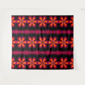 Feuer Feder Traumfänger Rot 1 Wandteppich (Vorderseite (Horizontal))