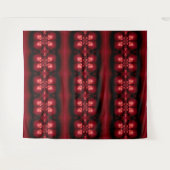 Feuer Feder Traumfänger Rot 3 Wandteppich (Vorderseite (Horizontal))