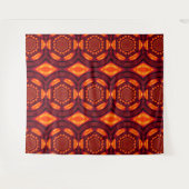Feuer Feder Traumfänger Rot 4 Wandteppich (Vorderseite (Horizontal))