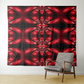 Feuer Feder Traumfänger Rot 6 Wandteppich (Beispiel (Horizontal))