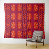 Feuer Feder Traumfänger Rot 8 Wandteppich (Beispiel (Horizontal))