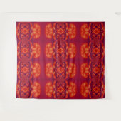Feuer Feder Traumfänger Rot 8 Wandteppich (Vorderseite (Horizontal))