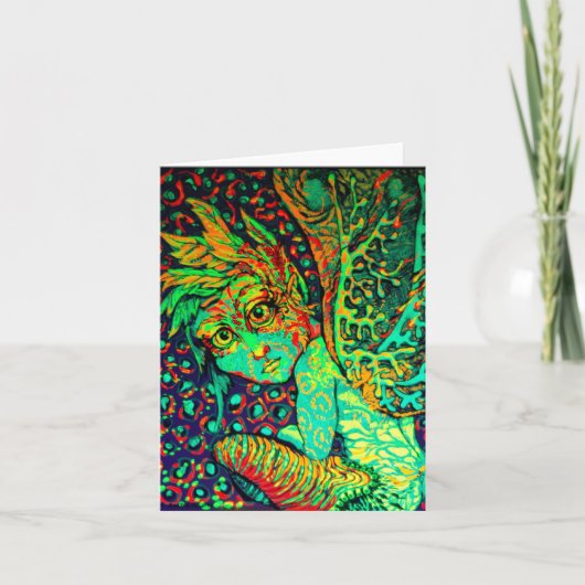 Feuer-Feen-Anmerkungs-Karte Karte (Vorderseite)