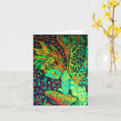 Feuer-Feen-Anmerkungs-Karte Karte (Gelbe Blume)