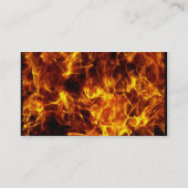 Feuer-Feuerwaffen-Visitenkarte Visitenkarte (Rückseite)