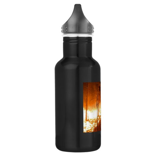 Feuer-Flamme Edelstahlflasche (Links)