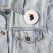 Feuer & Flamme Einhorn (1) Button (Beispiel)