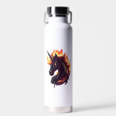 Feuer & Flamme Einhorn (1) Trinkflasche (Vorne)