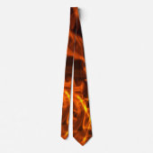 Feuer Flamme Neck Tie Krawatte (Rückseite)