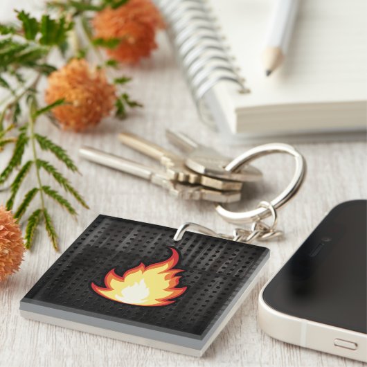 Feuer-Flamme; Schroff Schlüsselanhänger (Vorderseite rechts)