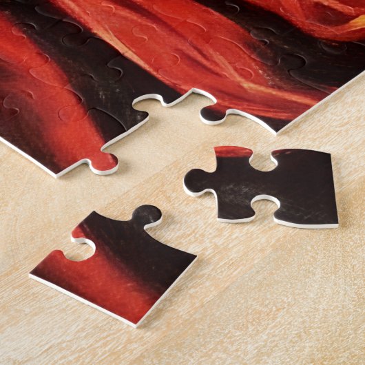 Feuer Flammen Art Puzzle (Seite)