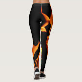 Feuer-Flammen der Hipster-Leggings beschleunigen Leggings (Rückseite)