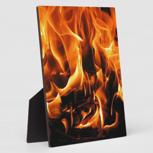 Feuer, Flammen Fotoplatte (Seite)