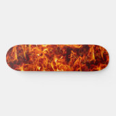 Feuer Flammen Inferno Muster Skateboard (Horizontal)
