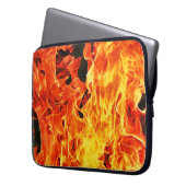 Feuer Flammen Kunst Laptop Hülle Sleeve (Vorderseite Links)