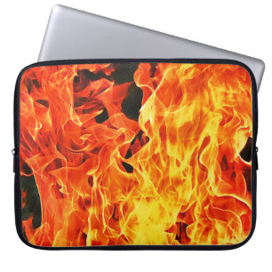 Feuer Flammen Kunst Laptop Hülle Sleeve