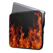 Feuer Flammen - Laptop-Sieb Laptopschutzhülle (Vorderseite Links)