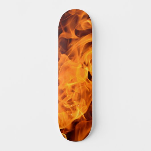 Feuer! Flammen Skate Decke Skateboard oder Wall Ar (Vorderseite)