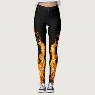 Feuer-Flammenthema Leggings
