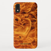 Feuer flammt Nametelefon-Hüllen Case-Mate iPhone Hülle (Rückseite)