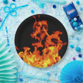 Feuer flammt WegwerfpapierTeller Pappteller (Party)