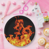 Feuer flammt WegwerfpapierTeller Pappteller (Party)