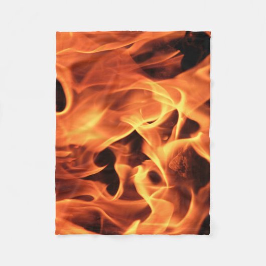 Feuer Fleecedecke (Vorderseite)