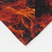Feuer Fleecedecke (Ecke)
