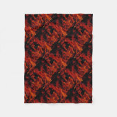 Feuer Fleecedecke (Vorderseite)