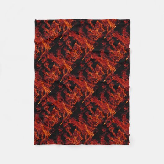 Feuer Fleecedecke (Vorderseite)